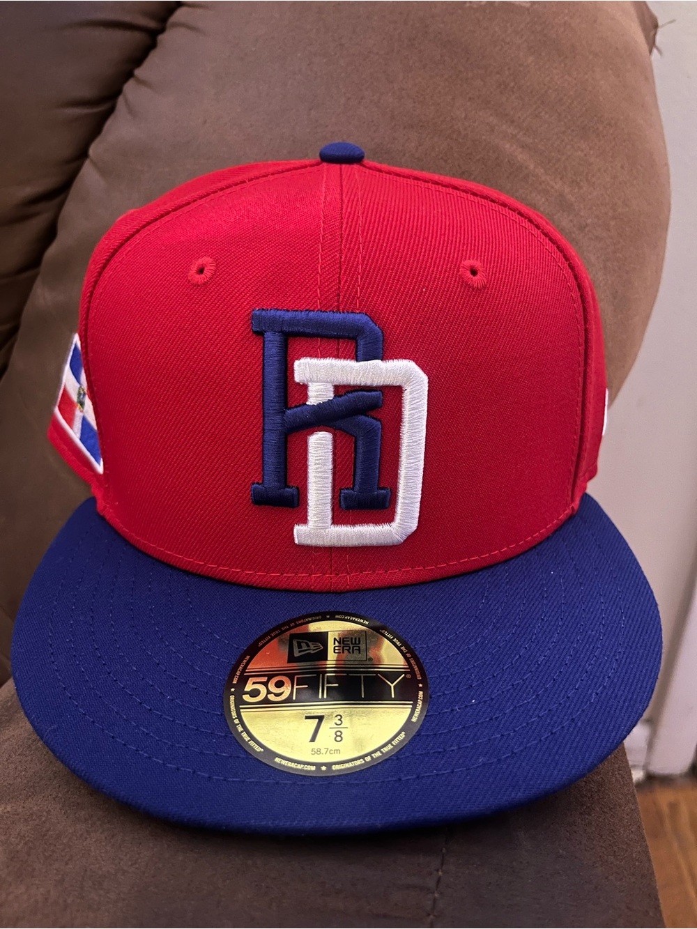 Dominican Republic New Era World baseball classic fitted hat 7 3/8